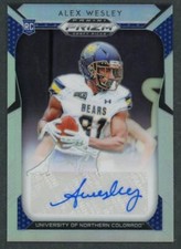 2019 Panini Prizm Draft Alex Wesley Silver Auto Rookie RC #294 Northern Colorado