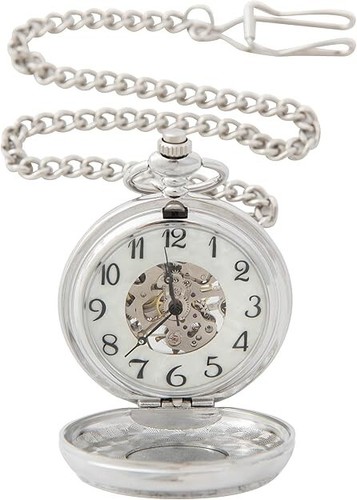 Mullingar Pewter Men's Irish Pocket Watch Traditional Irish Claddagh w/Chain - Picture 7 of 7