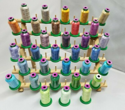 33 Cones Isacord Polyester Embroidery and Quilting Thread Kit #9 Special Thread 