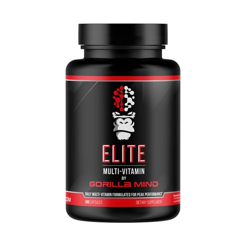 Gorilla Mind Elite Multi-Vitamin Daily Wellness Immune Formula 180 Capsules New - 第 1/5 張圖片