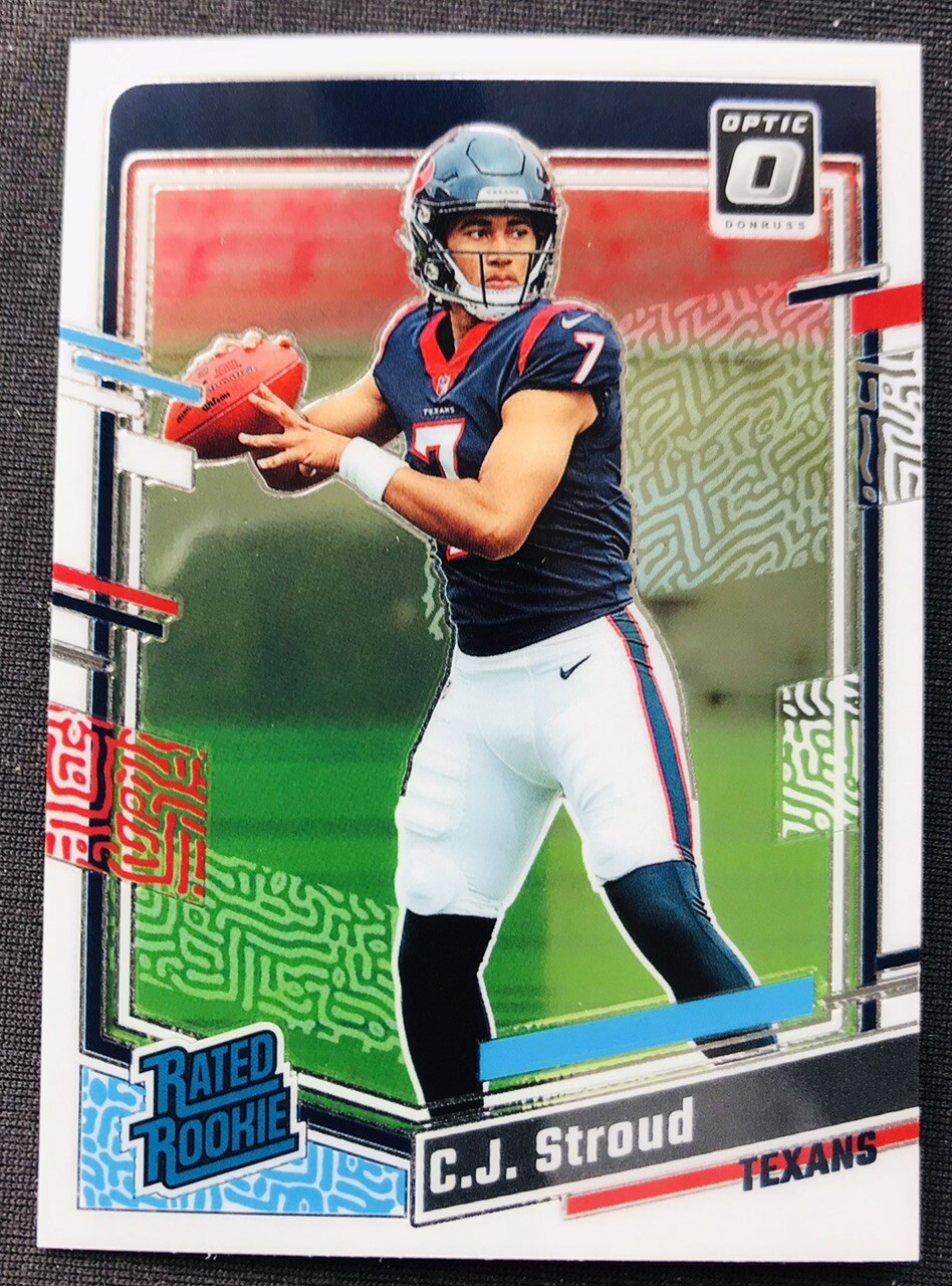 2023 Panini Donruss Optic C.J. Stroud "Rated Rookie: Base RC #244 Texans !! 🔥