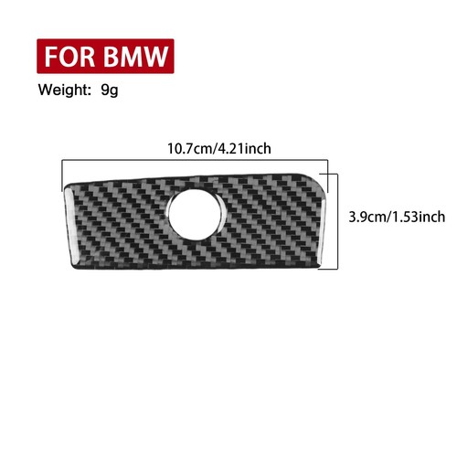 Real Carbon Fiber Co-pilot Glove Box Handle Cover For BMW 3 Series M3 E90 05-12 - Picture 8 of 23