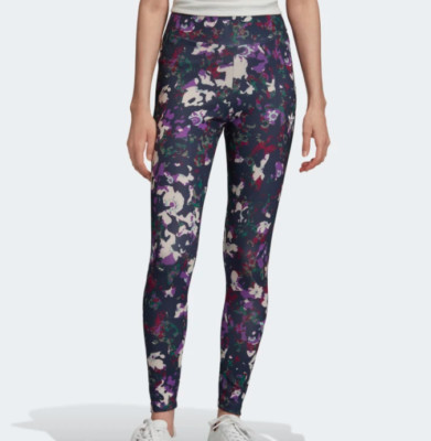 floral adidas tights