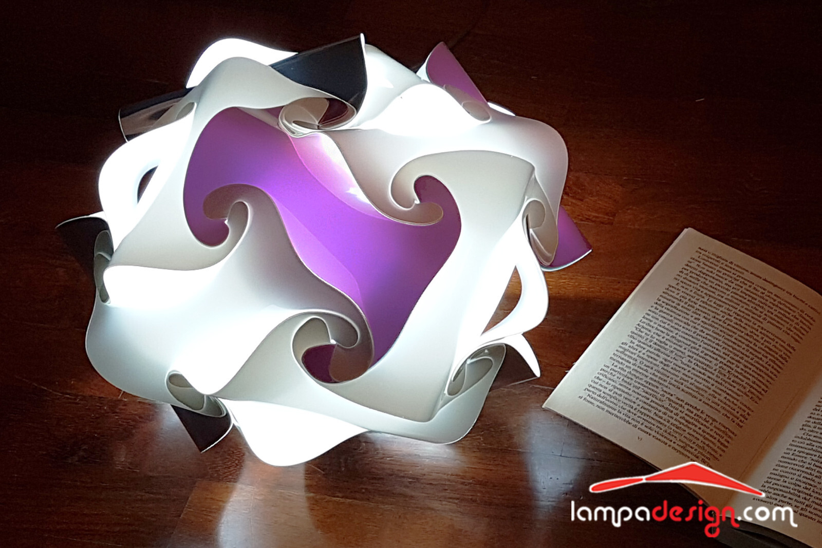 Lampadesign® Lampada da comodino a Led Camera da letto UFO Abat jour moderna da tavolino tavolo mobile scrivania Soggiorno salotto Luce soft relax-Applique a muro parete Lampadina a led E27