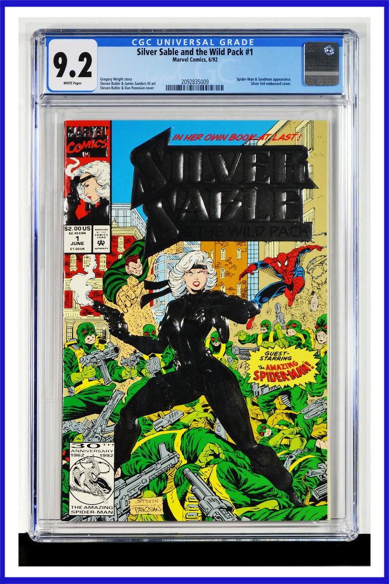 Silver Sable And The Wild Pack #1 CGC Graded 9.2 Marvel June 1992