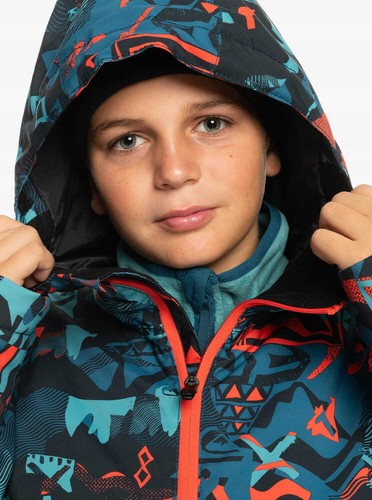 Quiksilver Mission Printed Chaqueta de esquí y snowboard para niños y jóvenes  - Imagen 7 de 10