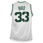 Larry Bird Signed Boston Pro White Basketball Jersey (BECKETT )