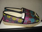 100% AUTHENTIC NEW WOMEN GUCCI PILAR G LOGO ESPADRILLE SNEAKERS US 8.5 D — photo 6