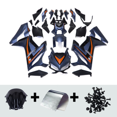 Blue Black Fairing Kit for 2021 2022 Honda CBR650R 21 22 ABS Injection Bodywork