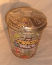 SCARCE TRASH PACK COLLECTOR TRASH CAN AND LOTS OF FIGURES IN GOOD CONDITION