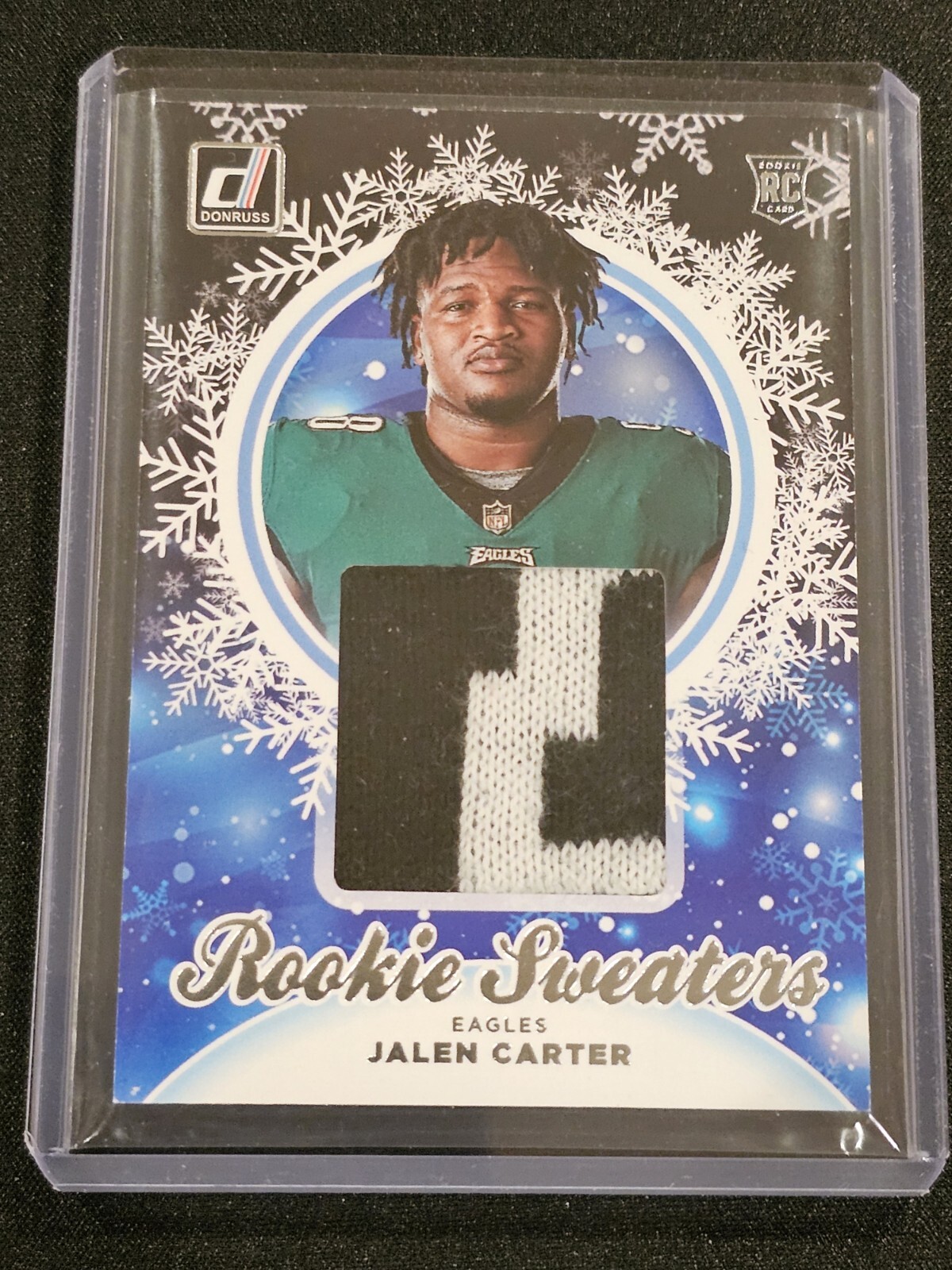 Jalen Carter Donruss Rookie Holiday Sweater #HSJCA Base