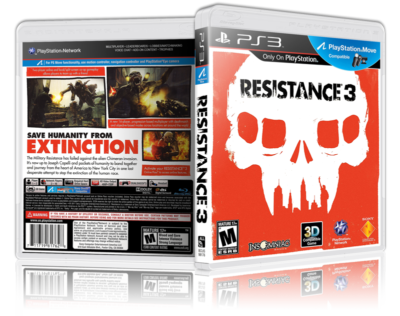 Resistance 3 - Replacement PS3 Cover and Case. NO GAME!! | eBay