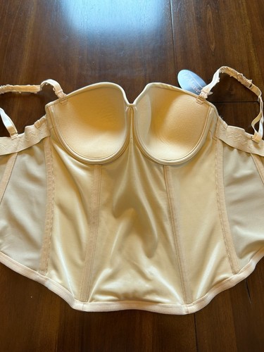 NWT Le Mystere Seduction Bridal Collection Bustier Ivory 34D - Picture 14 of 14