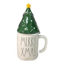 Rae Dunn "MERRY XMAS" Figural Coffee Mug