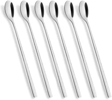Long Handle Spoon, Coffee Stirrers, 9-Inch Ice Tea Spoon,Premium 18/10 Stainless