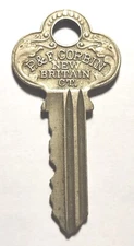 Vintage Key P & F CORBIN 45 New Britain CT Appx 2" Replacement 