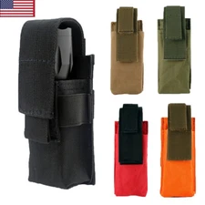 Tactical MOLLE OC Spray Holder Pouch Utility Tools Sheath Flashlight Holster