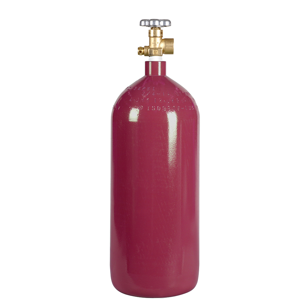 New 40 Cu Ft Steel Nitrogen Cylinder Tank CGA580 Valve