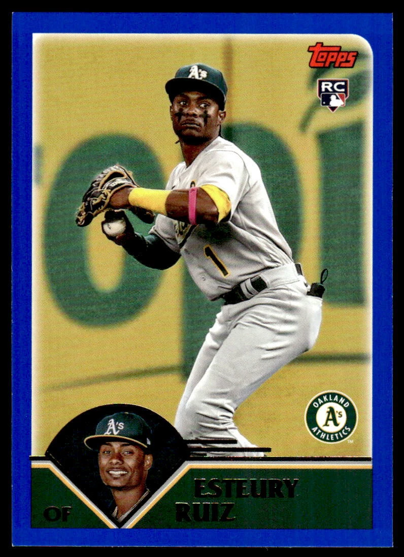 2023 Topps Archives #221 Esteury Ruiz RC 2003 Design Oakland Athletics