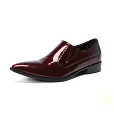 Men Pointy Toe Leather Business Formal Party Slip On Work Loafers b//ew458