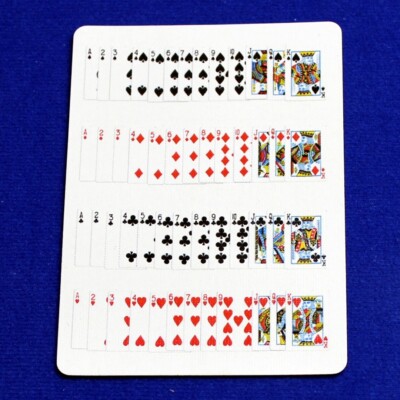 52 on  one Missing 10 Hearts, Red Bicycle Gaff Playing Card, Custom Printed