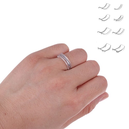 8pcs Invisible Ring Size Adjuster for Loose Ring Size Reducer Spacer Ring GuOLEH - Zdjęcie 1 z 11