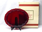 Vintage AVON 13.5" Oval Platter 1876 CAPE COD Ruby Red Collection - NEW IN BOX