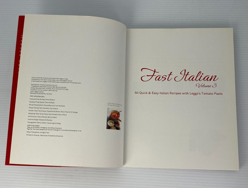 Fast Italian Volume 3 - 60 Leggo's Tomato Paste Quick & Easy Recipes - Picture 7 of 10