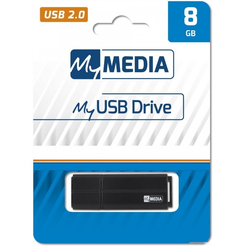 PENDRIVE 8 GB USB MyMedia -69260- PENDRIVE CON CAPPUCCIO PRODOTTA DALLA VERBATIM