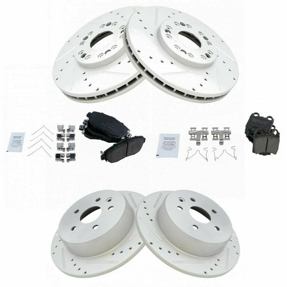 Nuevo kit de pastillas de freno y rotor trasero delantero TRQ para Lexus GS300 GS400 GS430 1998-2010 Foto 3 de 3