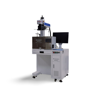KT-LFF Cabinet Fiber Laser Marking Machine - High Precision QR Code, Barcode etc