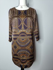 The Limited Dotted Sheath Dress Size Small Polyester D07J9325