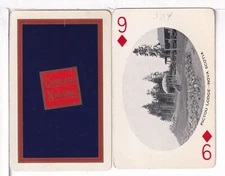 Single Railroad Playing Card "Canadian National, CN-9" Bollhagen Bk, Souvenir