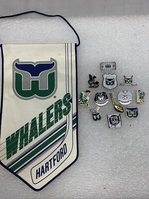 WHALERS PIN LOT X12 Plus A Mini Banner