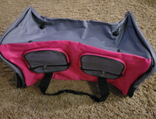 Vintage Pink and Purple Ladies Weekender Foldable Duffle Bag