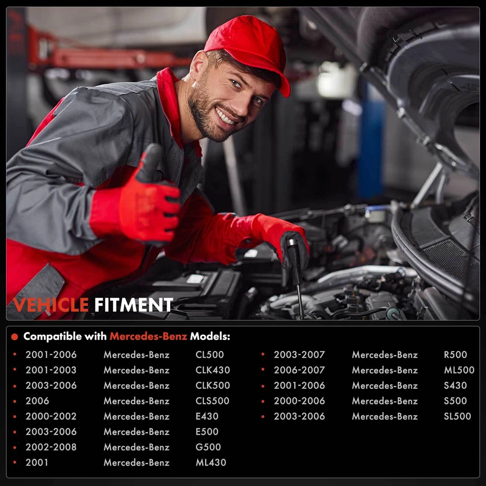 8 件套燃油喷射器适用于梅赛德斯-奔驰 CL500 CLK430 E430 E500 G500 ML430 R500 — 第 2/4 张图片