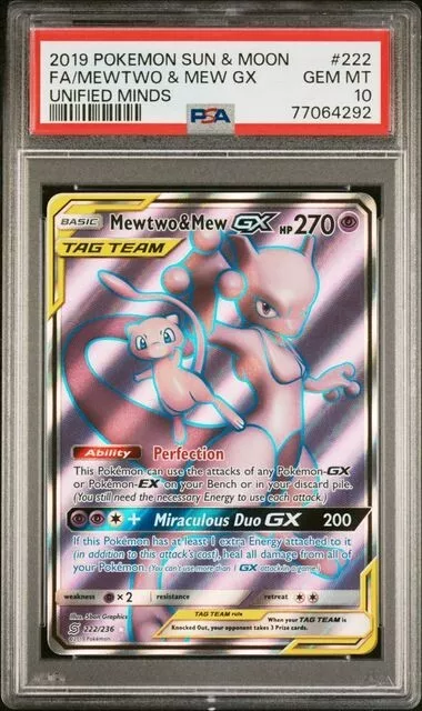 Check the actual price of your Mewtwo & Mew-GX 222/236 Pokemon card