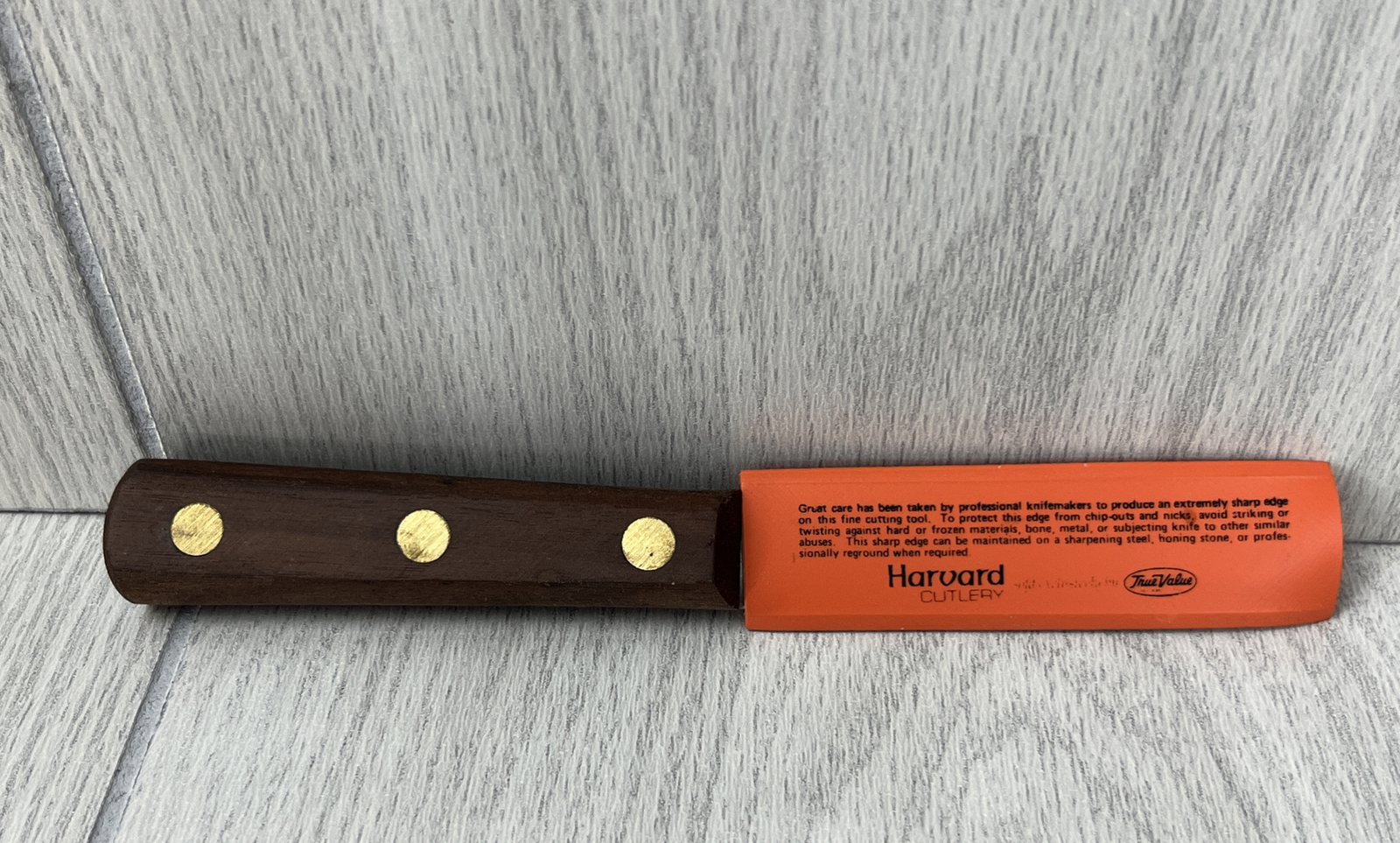 Vintage Harvard Cutlery Paring Knife Made In USA Stainless Steel 3” 483