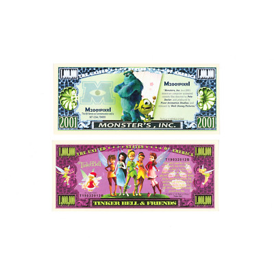 2er Set Diff. Disney Fantasy Banknoten
