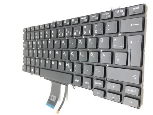 DE Tastatur Keyboard mit Beleuchtung kompatibel für Dell Latitude 7300 (2 in 1) - Afbeelding 4 van 7