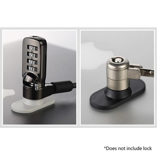 Pad Notebook Security Tablets Lock Hole for w Anti-Theft Lock Buckle Fixing Base - Afbeelding 5 van 9