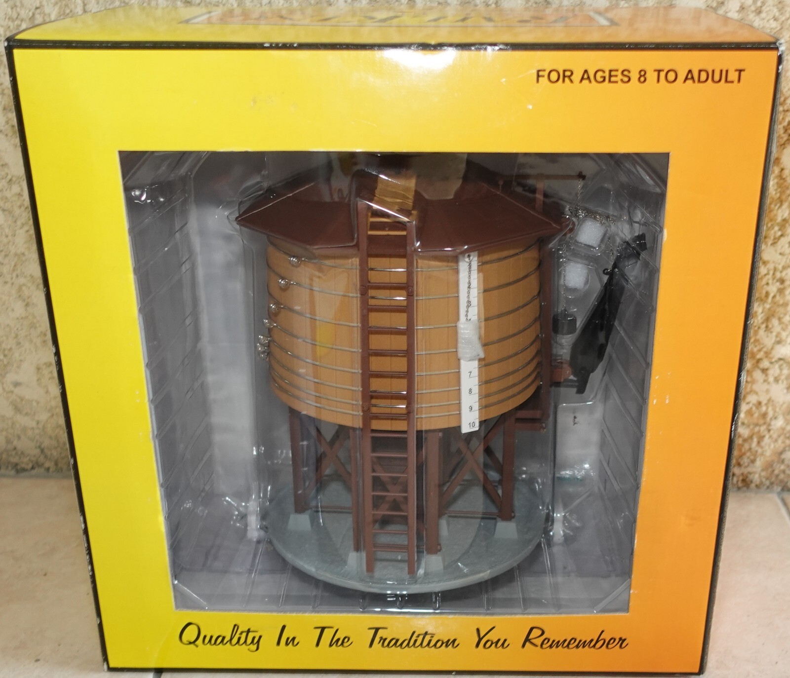 Château d'eau Water Tower échelle O MTH avec bec verseur animé et sons