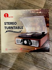 Stereo Turntable Vinyl USB MP3 3 SPEED