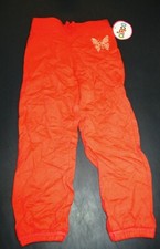 Child Kid Size XS 4/5 Colored Solid Medium Orange Long Pants NEW w/tags Circo