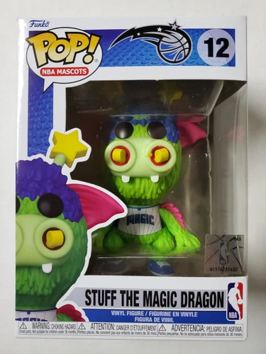 Funko Pop NBA Mascots #12 Stuff the Magic Dragon Figure Brand NEW IN STOCK