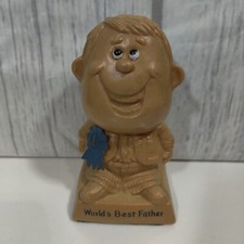 Russ Berri 1970 World's Best Father Resin Figurine Statue Trophy Made In The USA
