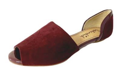 SPLENDID AKRON PEEP-TOE D'ORSAY FLAT SZ 6, RETAIL $108