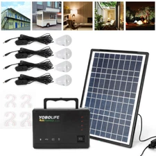 Portable Power Station with Solar Panel, Outdoor Generator Power Supply for Home