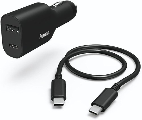 Hama USB-C KFZ Ladegerät, USB-C-Netzteil für PKW, Power Delivery (PD), 5-20V/70W