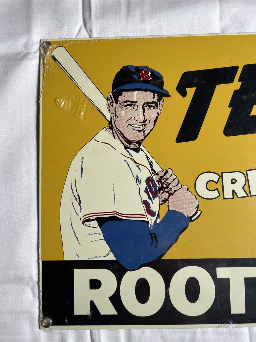 ヴィンテージ TED'S CREAMY ROOT BEER エンボス看板 Collectible Mint Condition Ted's Creamy Root Beer Sign | eBay